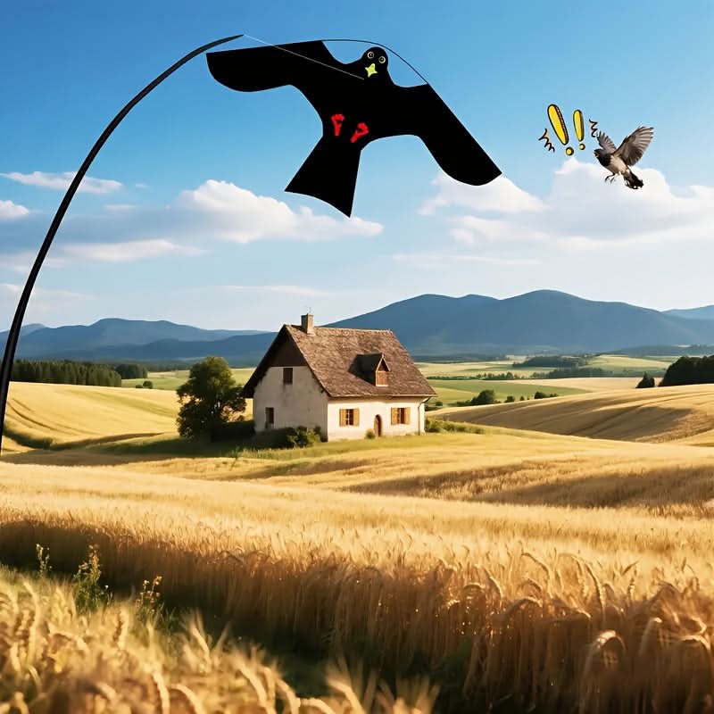 Épouvantail cerf-volant en forme d’aigle, protection des cultures du jardin, effet dissuasif, décoration de jardin | Sansoti