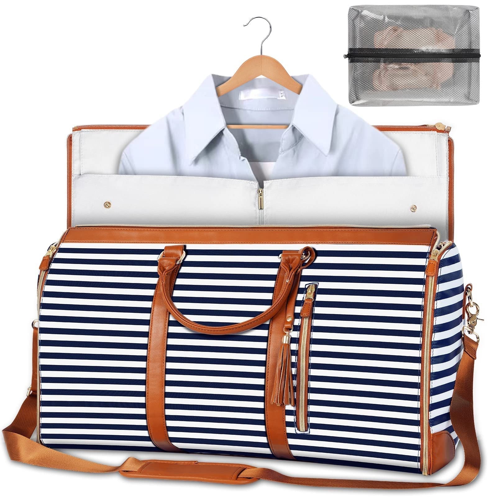 Handige Vouwtassen voor Reizen – Opvouwbare Kledingtas met Organizer voor Overhemden Jasjes – Lichtgewicht Compacte Luggage Beschermhoes | Sansoti