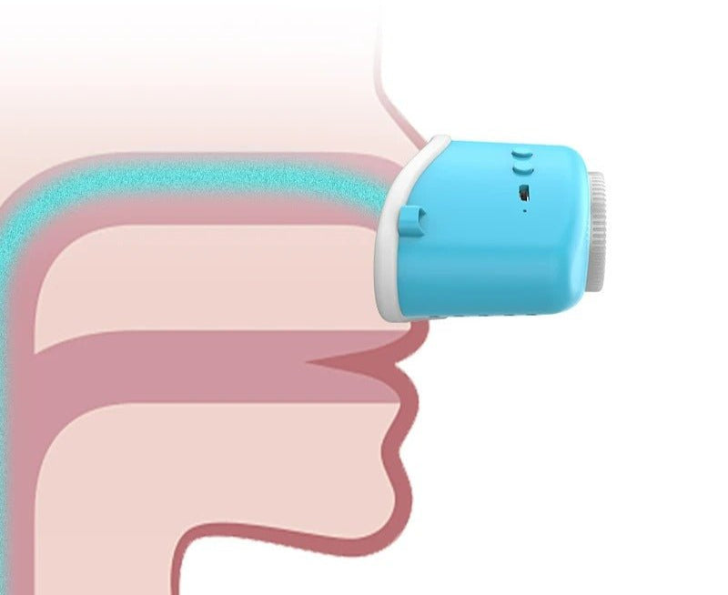 Draadloos Anti-Snurk Apparaat Micro-CPAP Verstuiver Intelligente Neusmasker Slaapapneu USB Oplaadbaar | Sansoti