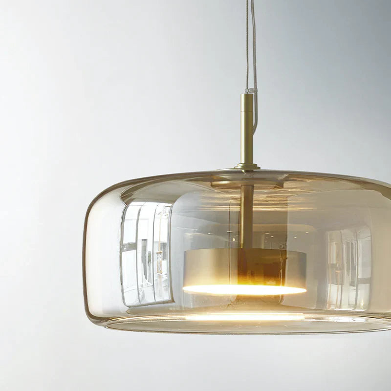 Glazen Hanglamp met LED Verlichting Modern Design Woonkamer Slaapkamer | Sansoti
