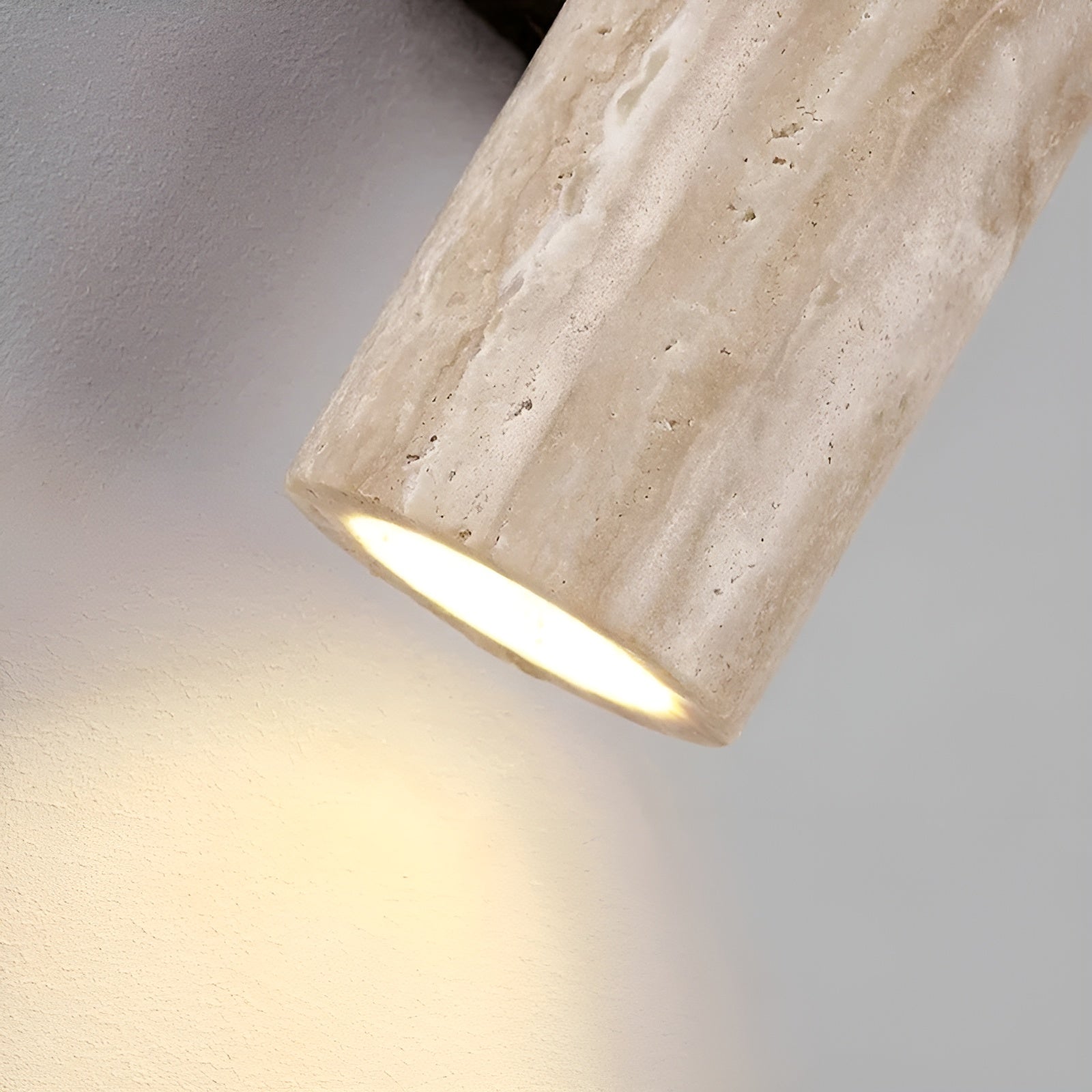 Applique Murale en Travertin – Éclairage LED Mural Élégant au Design Naturel | Restfield