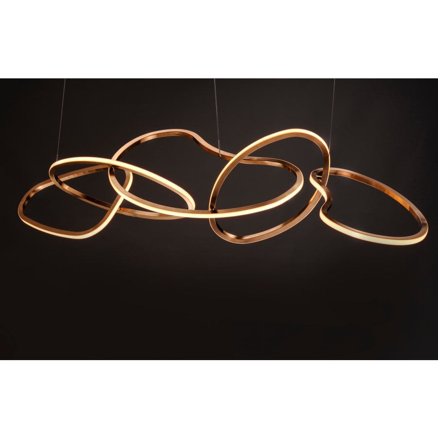 Abstracte LED Kroonluchter 140 cm Modern Design Eetkamer Verlichting | Sansoti