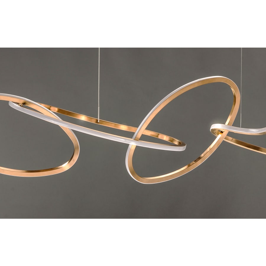 Abstracte LED Kroonluchter 140 cm Modern Design Eetkamer Verlichting | Sansoti