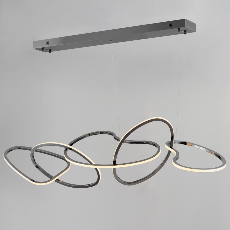 Abstracte LED Kroonluchter 140 cm Modern Design Eetkamer Verlichting | Sansoti