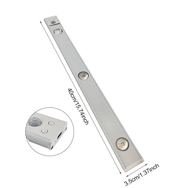 Draadloos Led Armatuur Met Bewegingssensor Oplaadbaar Dimbaar Binnen Plafondlamp | Sansoti