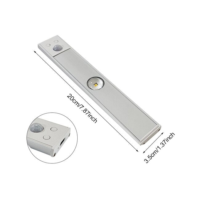 Draadloos Led Armatuur Met Bewegingssensor Oplaadbaar Dimbaar Binnen Plafondlamp | Sansoti