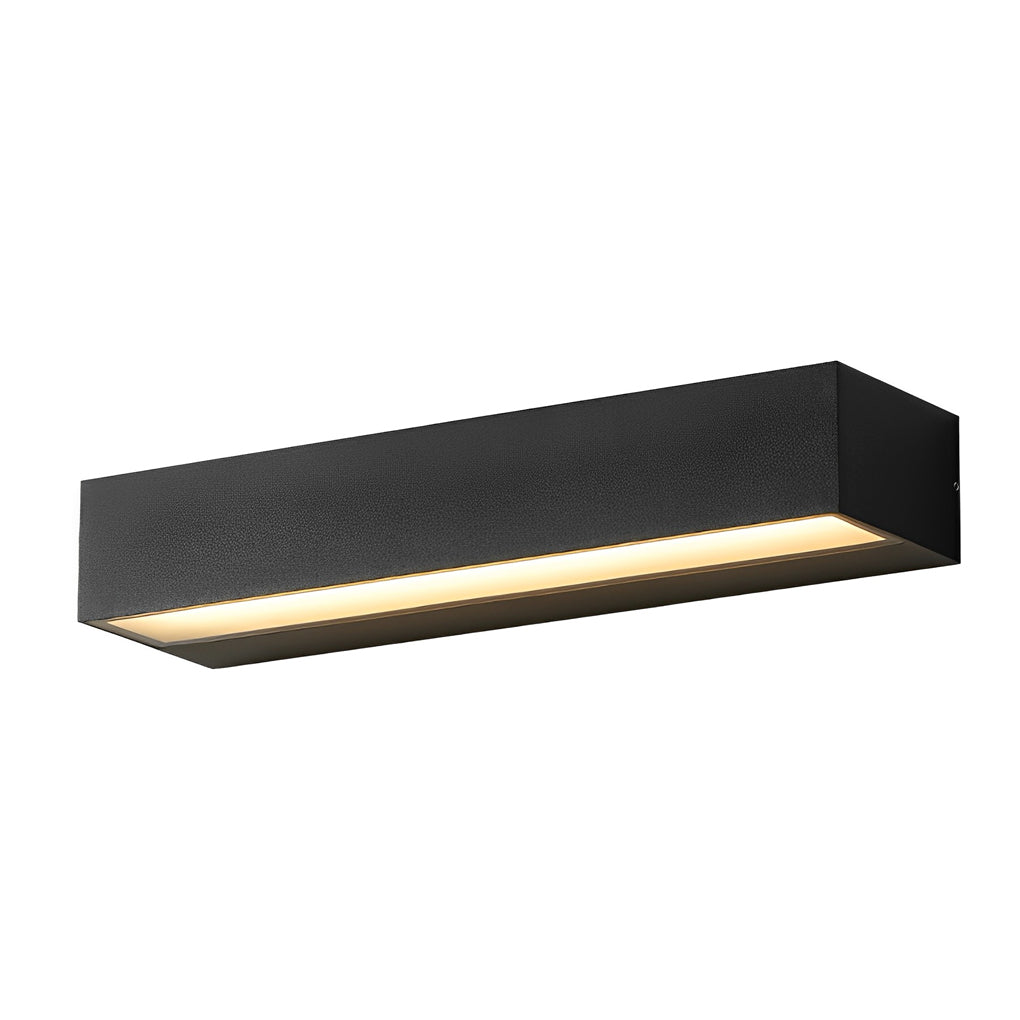 Moderne Außenwandleuchte mit linearem LED-Licht und IP65 wasserdichtem Aluminiumgehäuse für Fassade, Eingang und Garage | Restfield