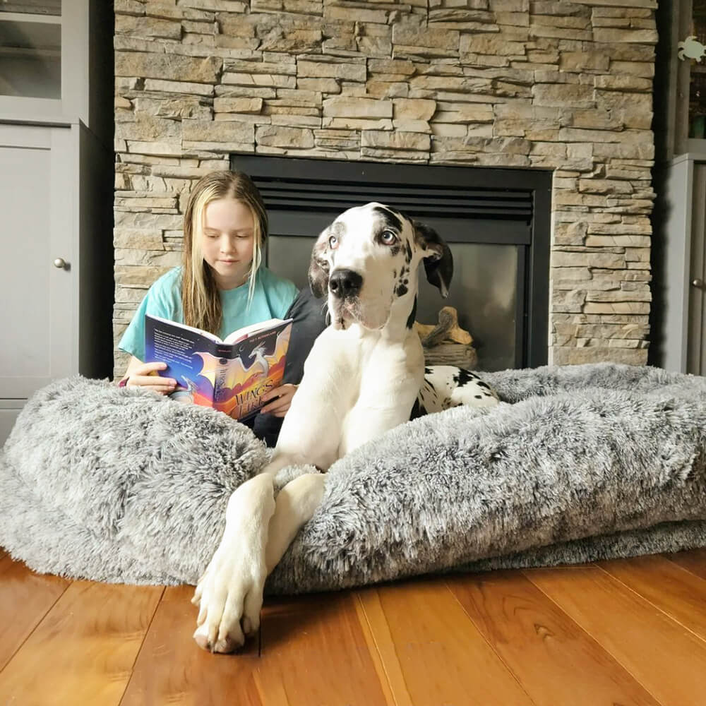 Orthopedisch Hondenmand Donut Rond met Hoge Rand en Antislip Onderkant voor Kleine Middelgrote Grote Honden | Sansoti