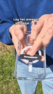 Intrekbare Telefoonhouder met Diefstalbeveiliging en Riemclip voor Actieve Levensstijl | Sansoti