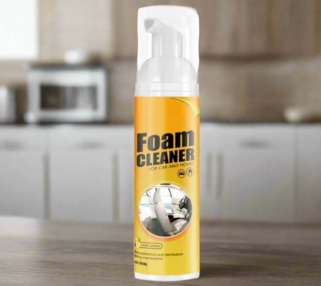 Allesreiniger Schuimspray 150ml – Effectieve Vlekverwijderaar voor Huis & Auto met Citroengeur | Sansoti