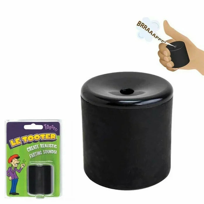 Geluidsgadget Rubber Zwart 19 cm Geluidseffect Grappig Speelgoed Feest Humor Cadeau Entertainment Party | Sansoti