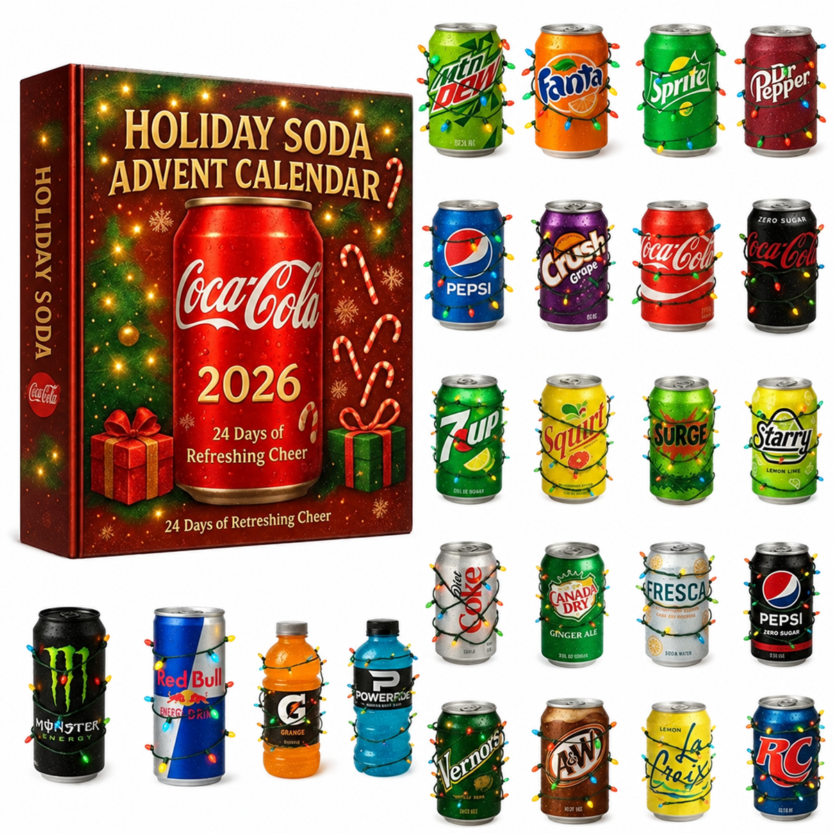 Adventskalender mit Whisky-Miniaturen, 24 Tage, festliche Weihnachtsdekoration, Sammlergeschenk für Whisky-Liebhaber | Sansoti
