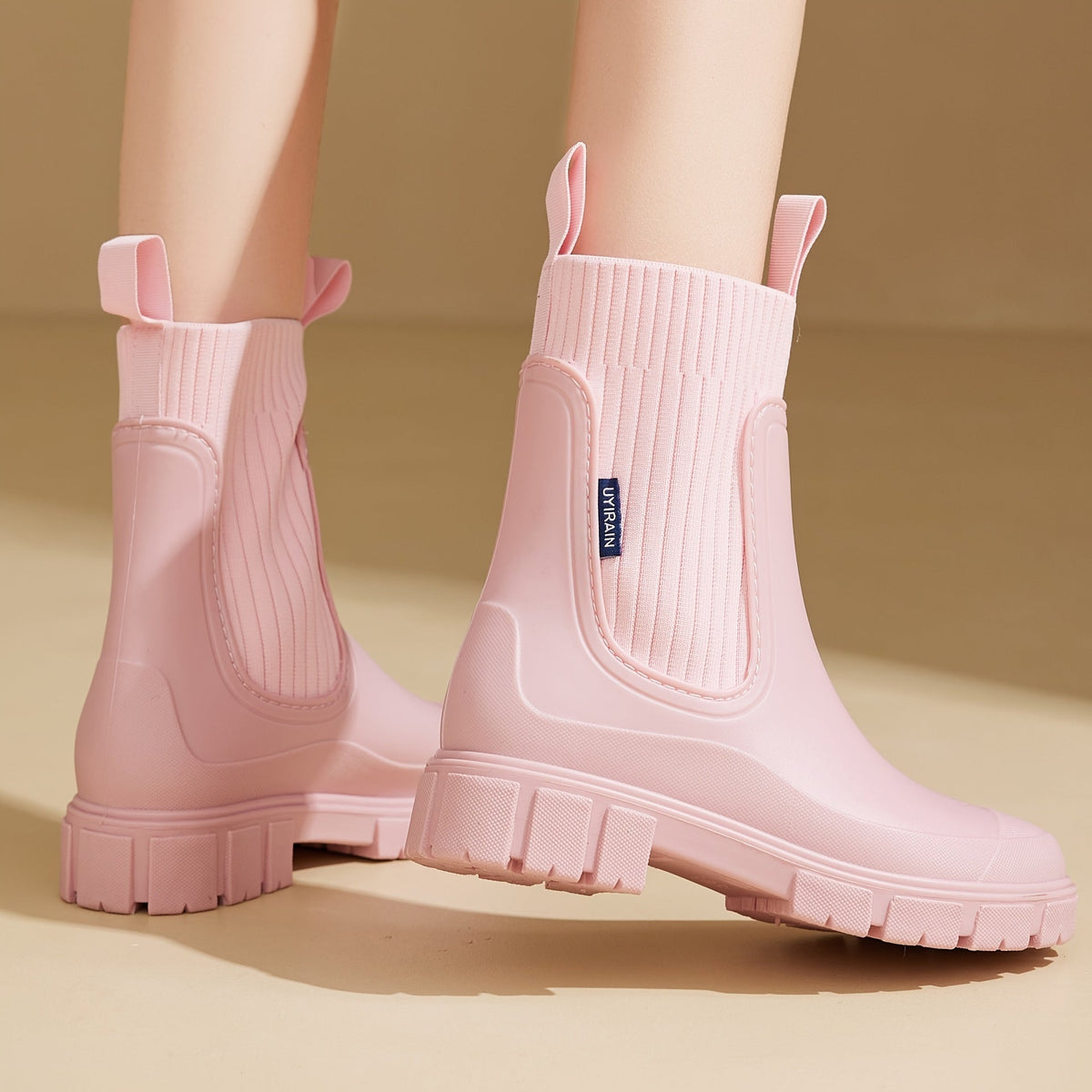Waterdichte Regenlaarzen Dames Laag Model Antislip Zool Tuinwerk Stadswandeling Flexibele Pasvorm Comfortabel | Sansoti