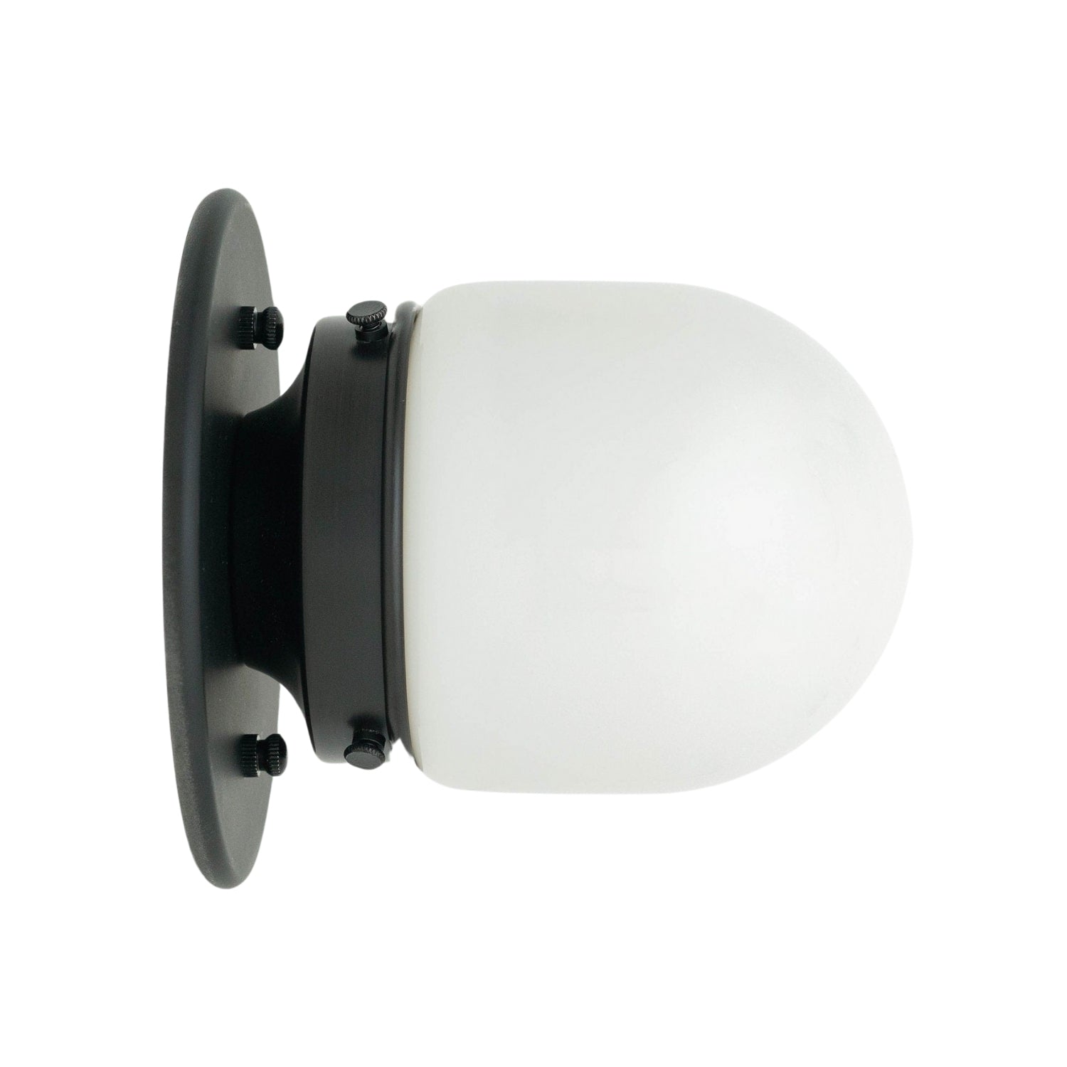 Opaal Glazen Wandlamp & Plafondlamp Dubbelfunctie Modern Design Messing | Sansoti