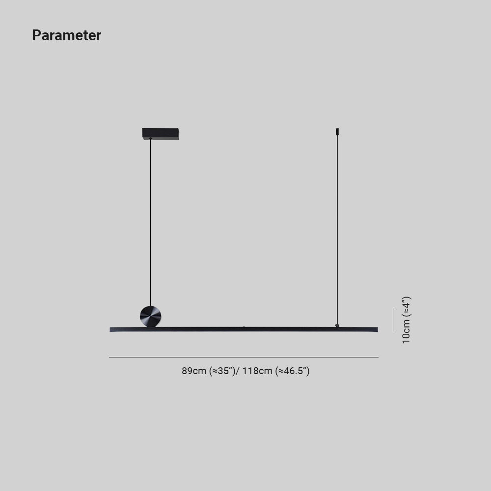 Asymmetrische Pendelleuchte Linear Metall 90-120cm Schwarz Gold Dimmbar Wohnzimmer Schlafzimmer Beleuchtungseinheit | Sansoti
