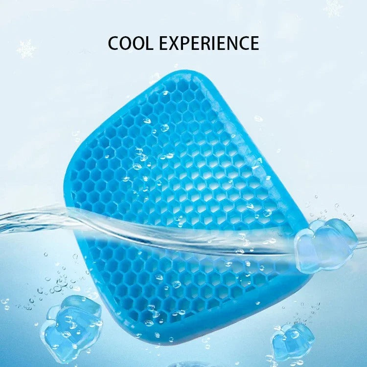 Ergonomic Gel Cushion Tailbone Back Support Seat Cushion Home Office Desk Comfort Pain Relief | Sansoti