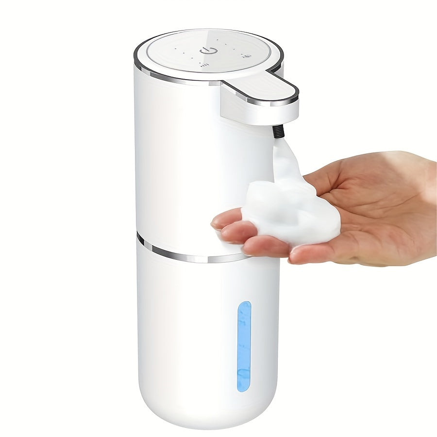 Automatische Zeepdispenser Sensor 380ml Kunststof Wit Badkamer Keuken Wandmontage Schuimdispenser USB Oplaadbaar | Sansoti