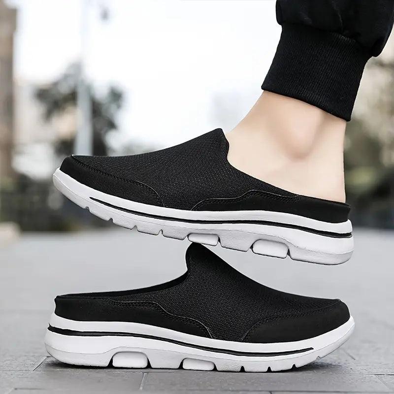 Orthopedische Barefoot Instapschoen Heren Blauw Grijs Beige Zwart Ergonomisch Loopcomfort Breed Wandelen | Sansoti