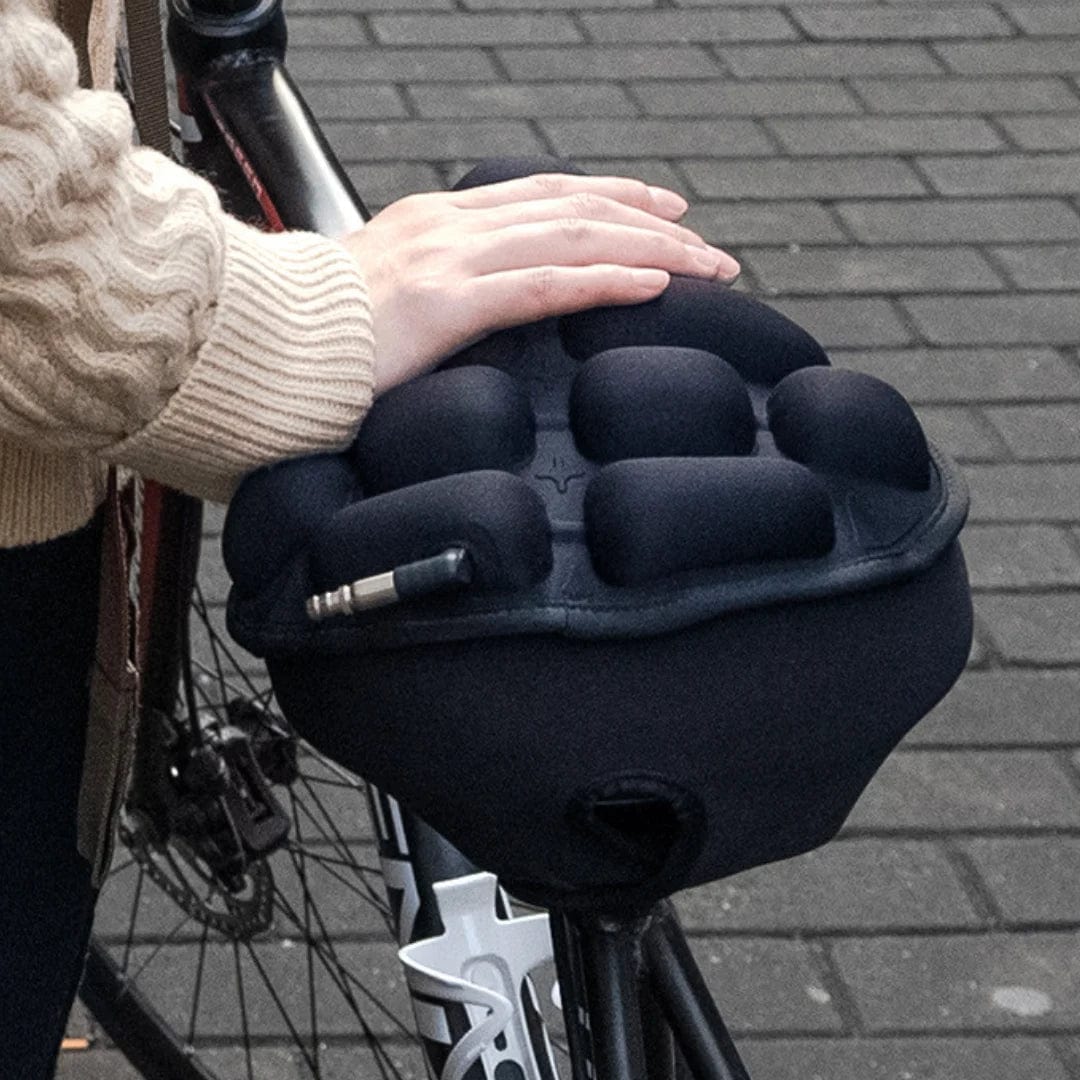 Ergonomischer Fahrradsattel mit Luftkammern für optimale Stoßdämpfung Belüftung und Komfort bei langen Fahrradtouren | Sansoti