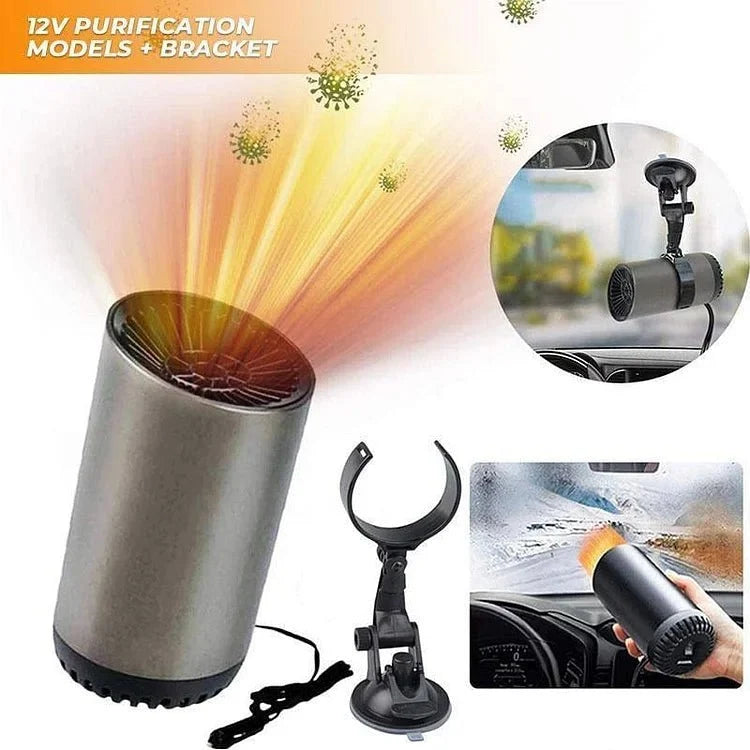 Compacte 12V Autoverwarming 360° Draaibaar Bekerontwerp Snelle Verwarming Ventilatie Auto Interieur Verwarmingsapparaat | Sansoti