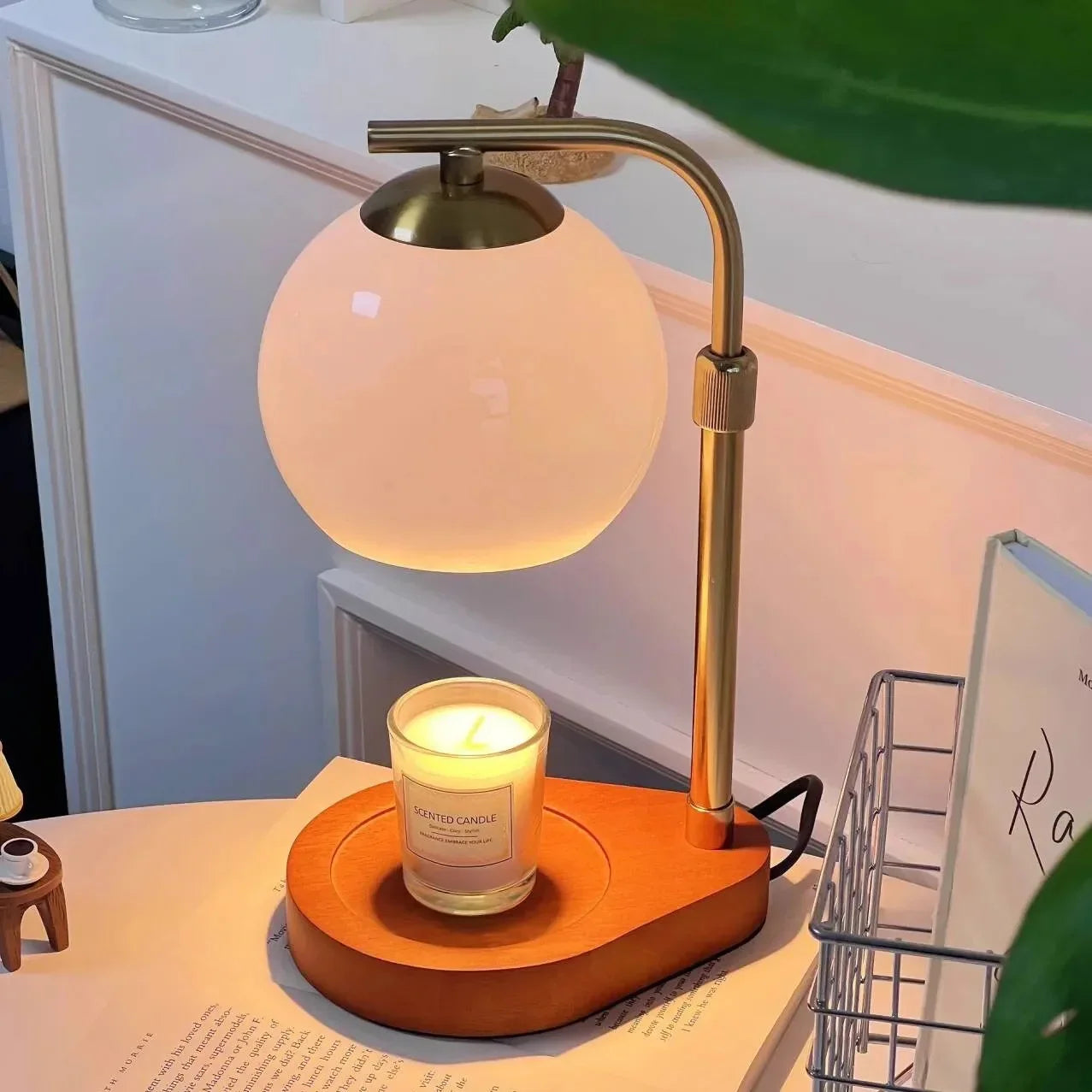 Kaarsverwarmer Lamp Tafellamp Zonder Vlam 33cm Modern Design | Sansoti