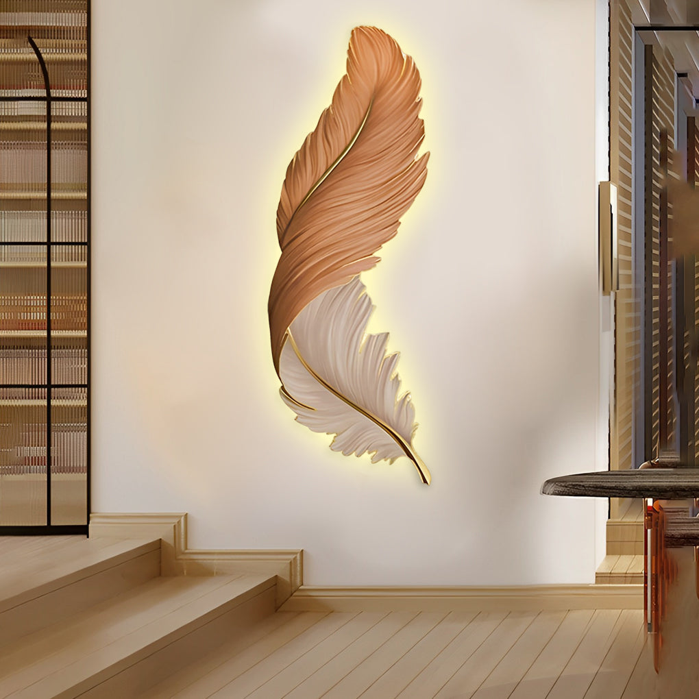 Wandlamp Veer LED Kunstpaneel USB Dimbaar 80cm 120cm | Sansoti