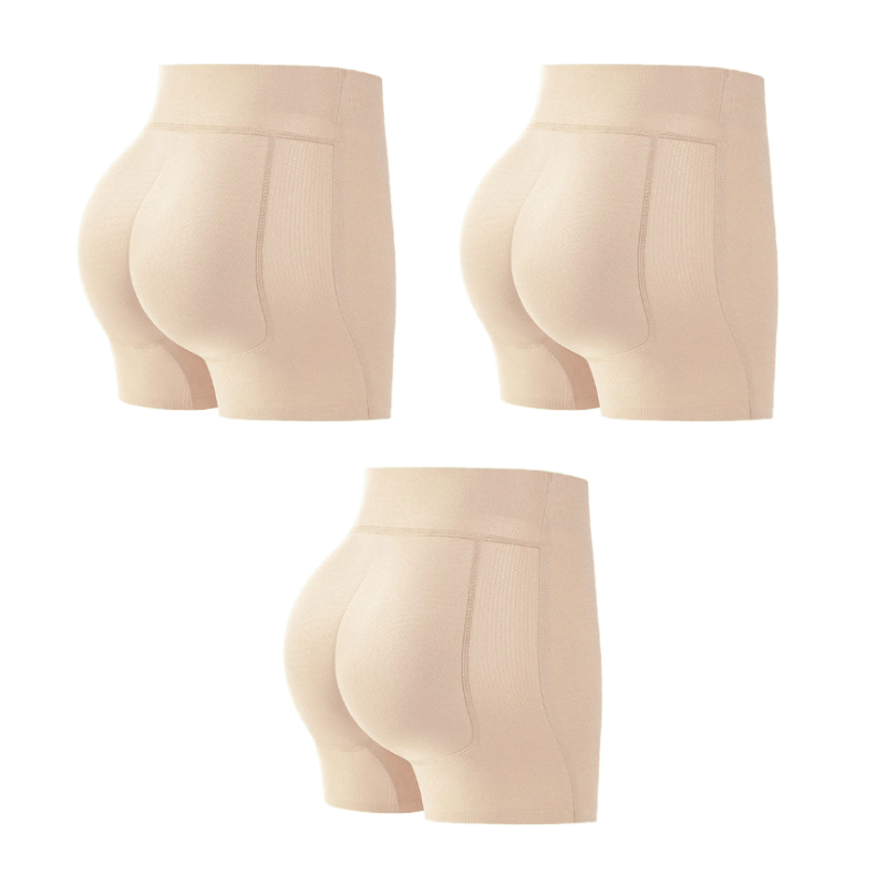 Corrigerende Shapewear Shorts met Push-Up Effect en Hoge Taille voor Bilvergroting | Sansoti