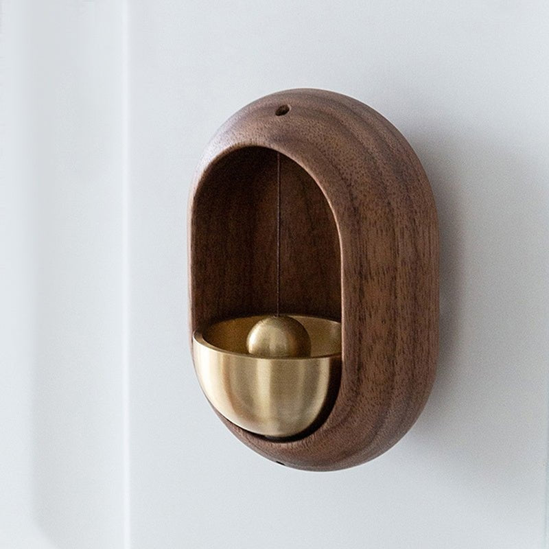 Houten Deurklokje met Rustgevende Klank – Decoratief Windgong-Ornament voor Deur of Muur | Sansoti