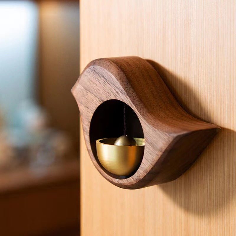 Houten Deurklokje met Rustgevende Klank – Decoratief Windgong-Ornament voor Deur of Muur | Sansoti