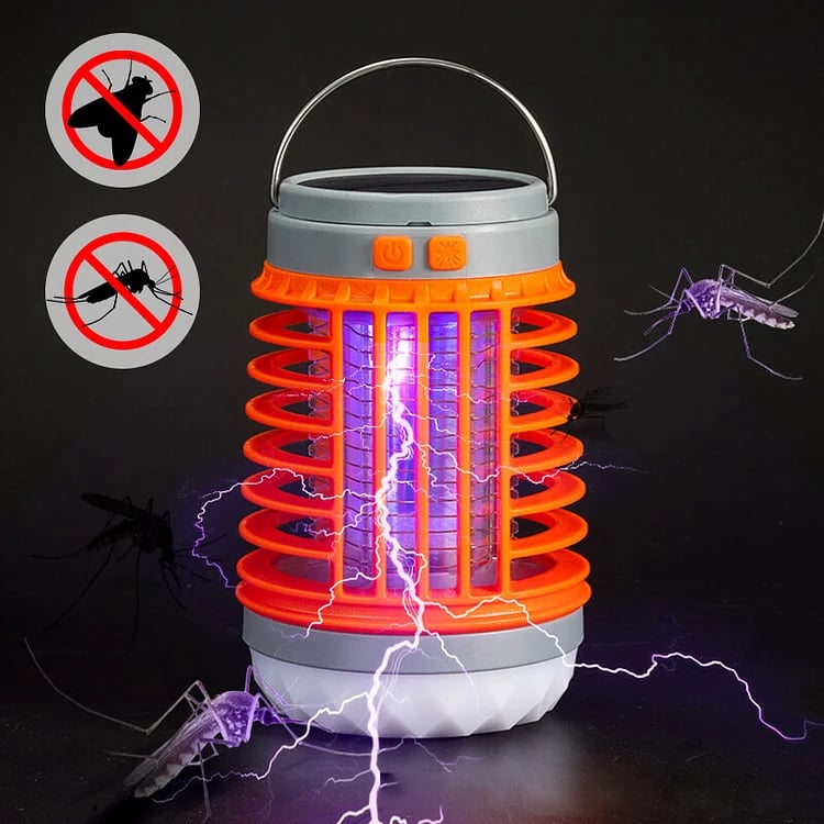 UV-Lamp tegen Muggen en Insecten | Oplaadbaar | Zonne-Energie | Draagbaar | Sansoti