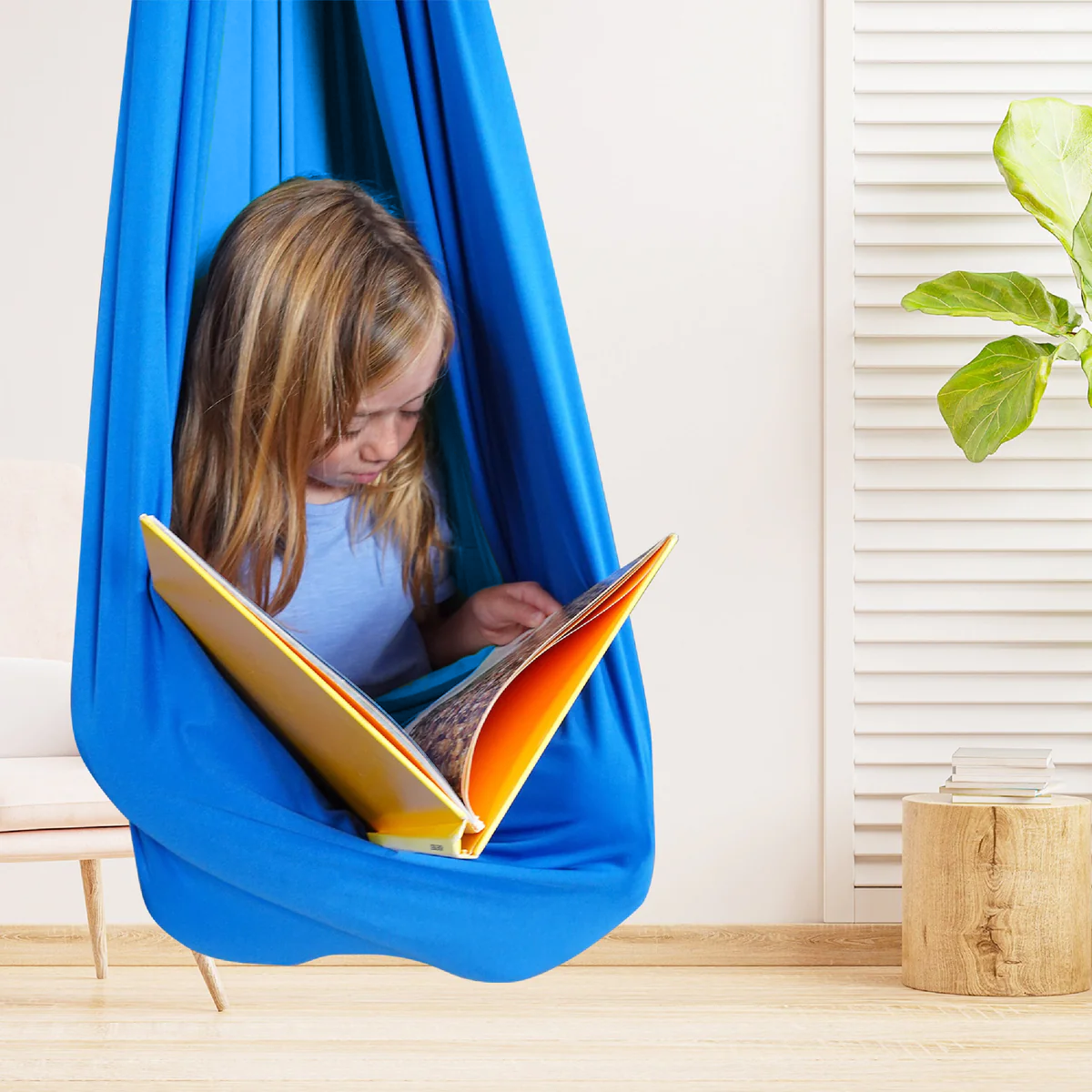 Therapie Hangmat voor Kinderen Schommel Sensorisch Rustgevend Katoen Indoor Hangschommel Ontspanning | Sansoti