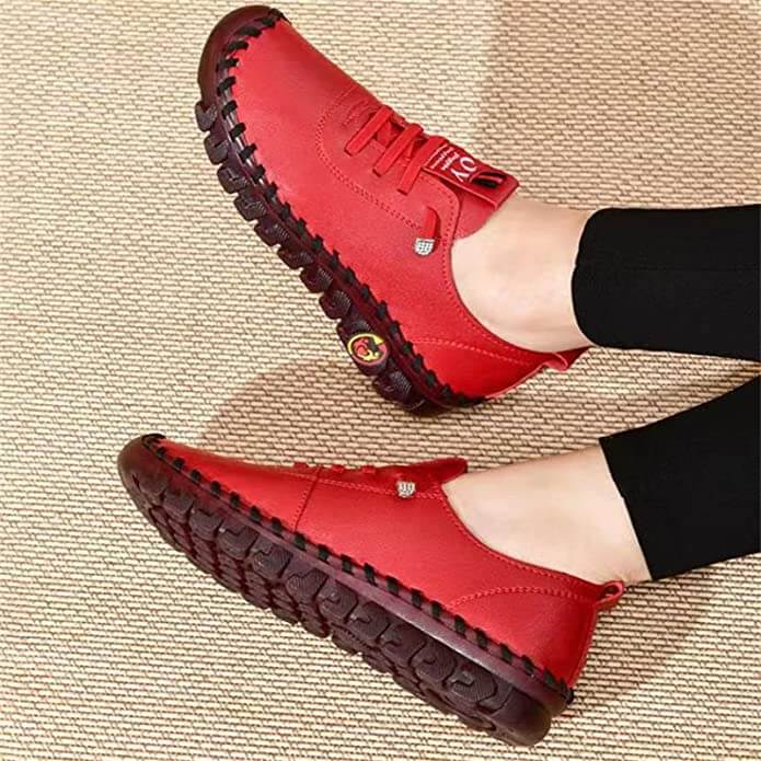 Comfortable Flat Women's Loafer with Arch Support and Orthopedic Sole | Sansoti