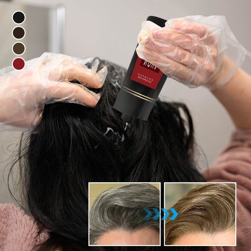 Kleurshampoo Haarkleurbehandeling met Natuurlijke Extracten Verzorgend Glanzend Haar voor Thuisgebruik | Sansoti