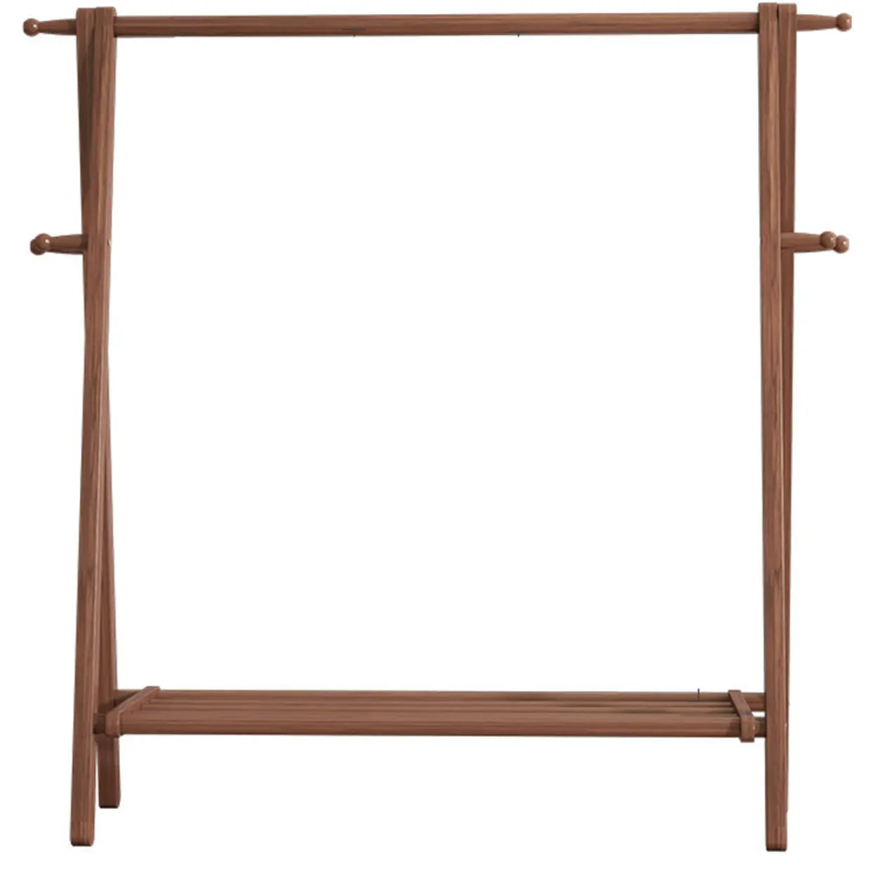 Garderobe Buche Klappbar A-Form Haken Ablage 150cm Flur Schlafzimmer Natur | Restfield