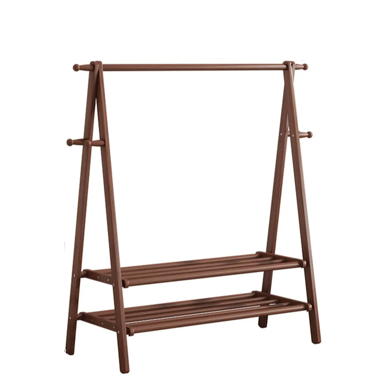 Garderobe Buche Klappbar A-Form Haken Ablage 150cm Flur Schlafzimmer Natur | Restfield
