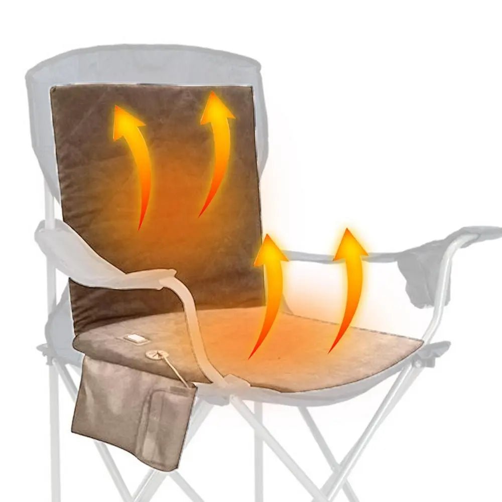 Opvouwbaar Verwarmingskussen 3 Temperatuurstanden USB Stoelverwarming voor Outdoor Kantoor Thuis Reizen Camping | Sansoti