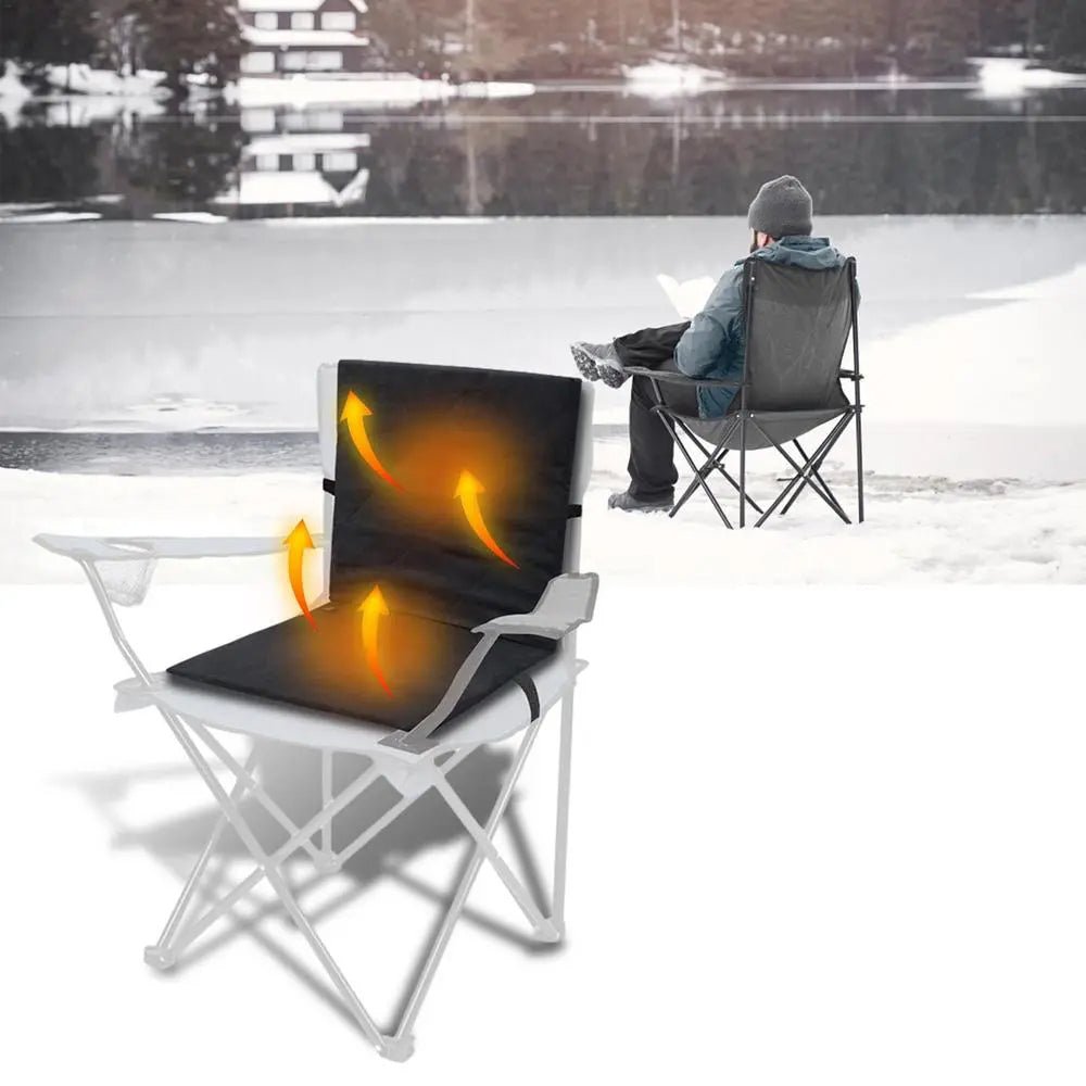 Opvouwbaar Verwarmingskussen 3 Temperatuurstanden USB Stoelverwarming voor Outdoor Kantoor Thuis Reizen Camping | Sansoti