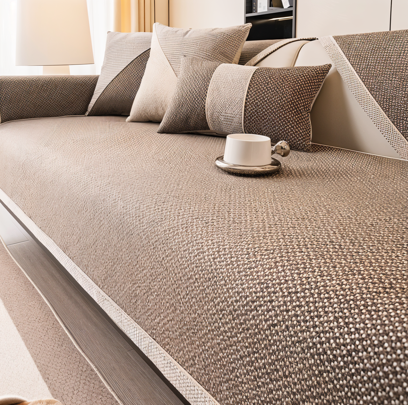 Sofabezug Antirutsch Atmungsaktiv Universal Mehrere Größen Wohnzimmer Sofahusse Schutzhülle | Restfield