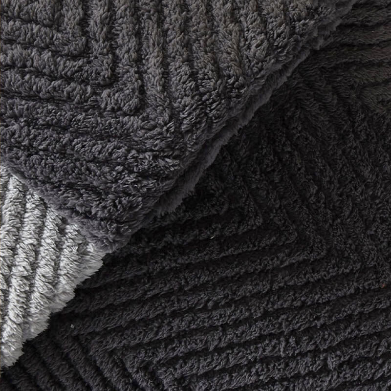 Herringbone Sofa Cover Plush Non-Slip Velour Thick Soft Sofa Protector Living Room Furniture Protection Multiple Sizes | Sansoti