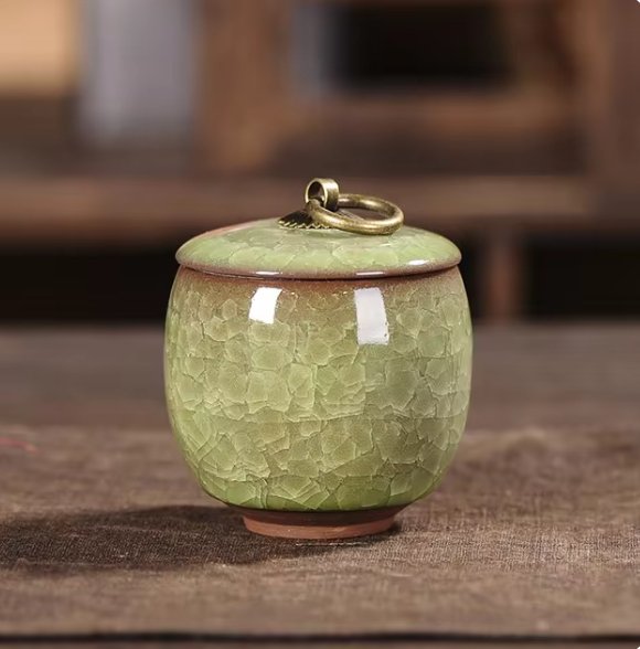 Keramische Huisdierurn met Kattenvorm voor Honden en Katten | Handgemaakt Gedenk Urn | Elegante Herinnering voor Geliefde Huisdieren | Duurzaam Waterdicht Ontwerp | Sansoti