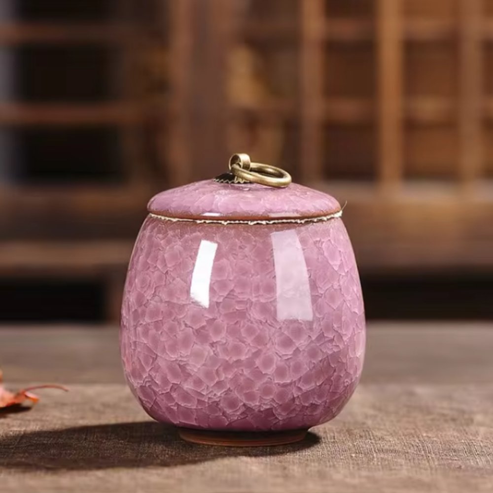 Keramische Huisdierurn met Kattenvorm voor Honden en Katten | Handgemaakt Gedenk Urn | Elegante Herinnering voor Geliefde Huisdieren | Duurzaam Waterdicht Ontwerp | Sansoti