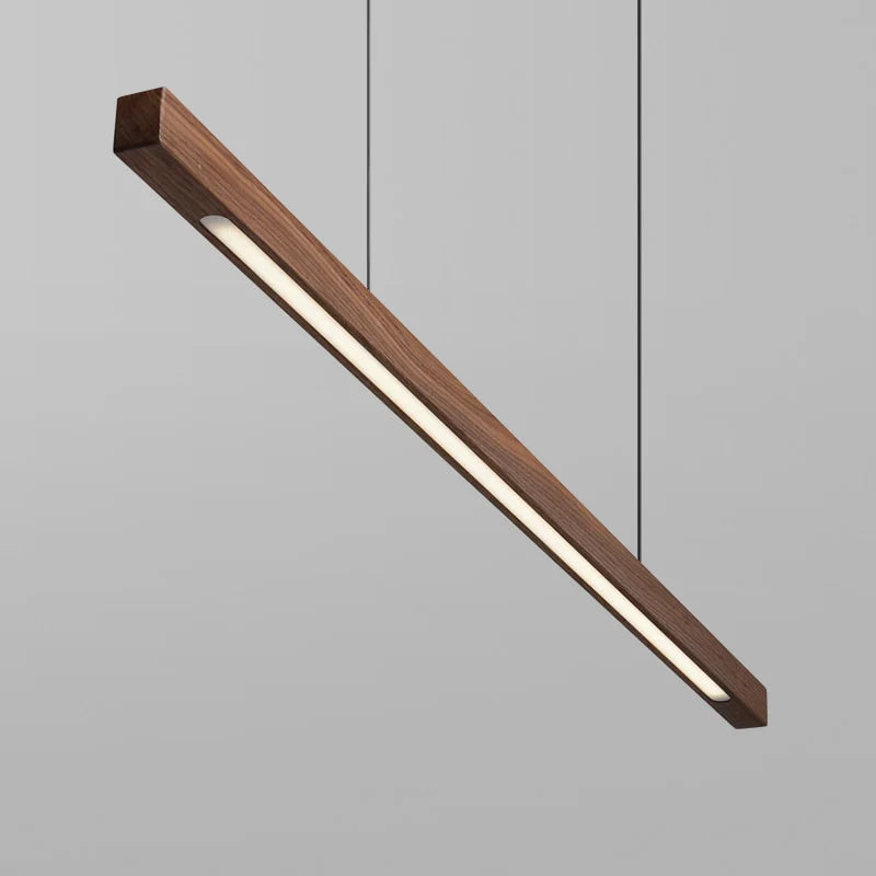 Hanglamp Hout LED Keukeneiland Verstelbaar Eethoek Bar Sfeervol Scandinavisch Design Warm Licht Dimbaar | Sansoti