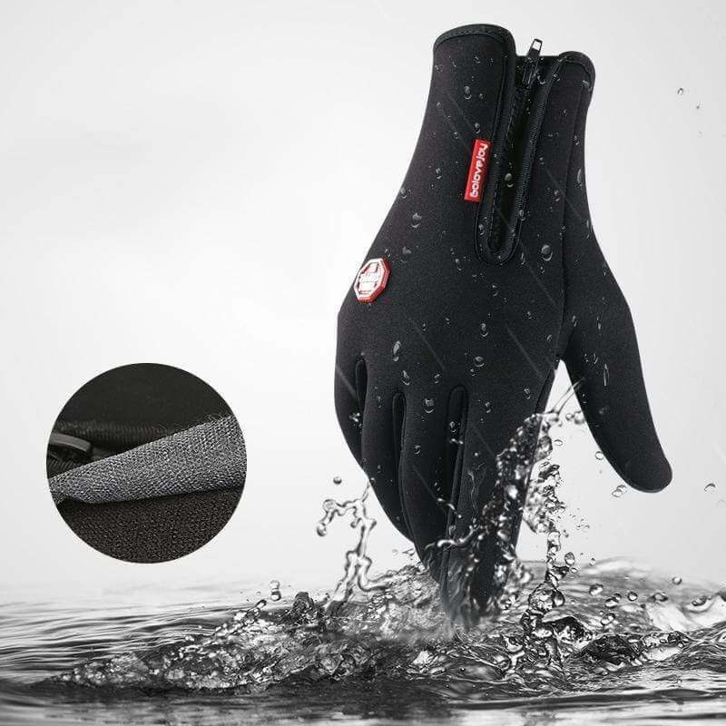 Waterbestendige en Winddichte Handschoenen – Zachte Fleece Voering Thermo Touchscreen Compatibel – Unisex Winter Handschoenen Outdoor Sport Fietsen Wandelen | Sansoti