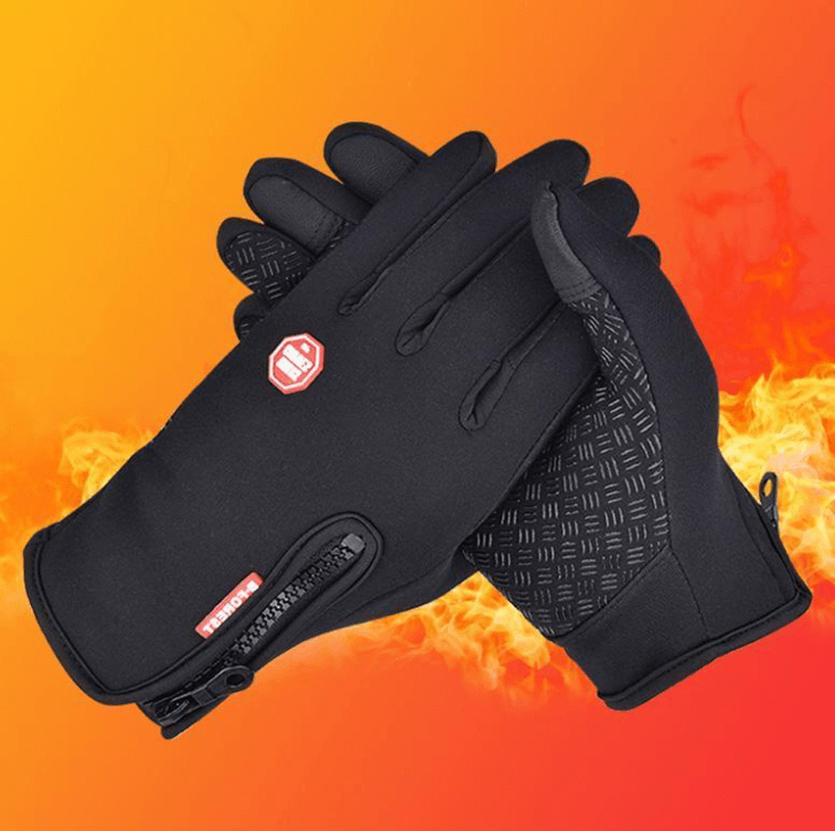 Waterbestendige en Winddichte Handschoenen – Zachte Fleece Voering Thermo Touchscreen Compatibel – Unisex Winter Handschoenen Outdoor Sport Fietsen Wandelen | Sansoti