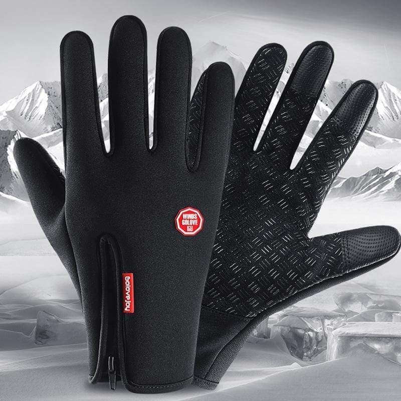 Waterbestendige en Winddichte Handschoenen – Zachte Fleece Voering Thermo Touchscreen Compatibel – Unisex Winter Handschoenen Outdoor Sport Fietsen Wandelen | Sansoti