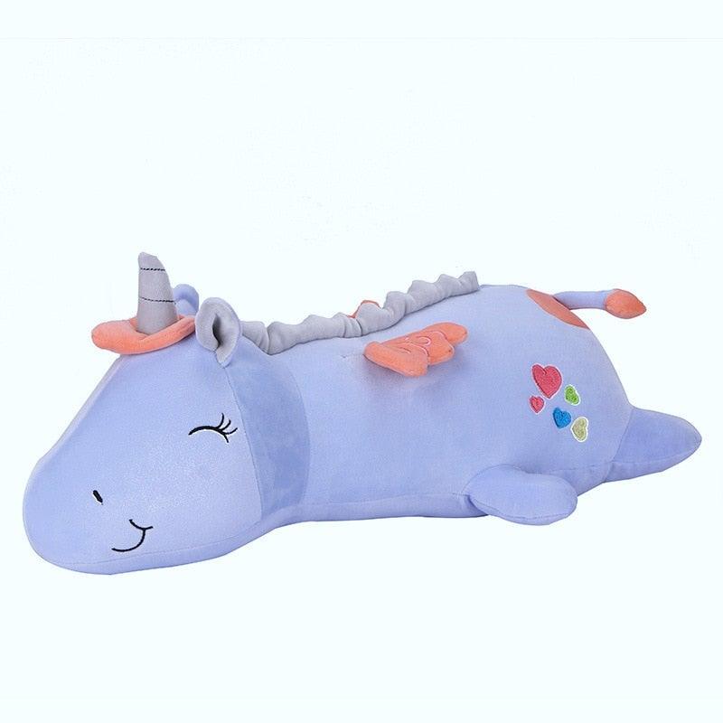 Glowing Plush Unicorn with LED Lighting 60cm Plush Night Light Toy for Children's Bedroom | Sansoti