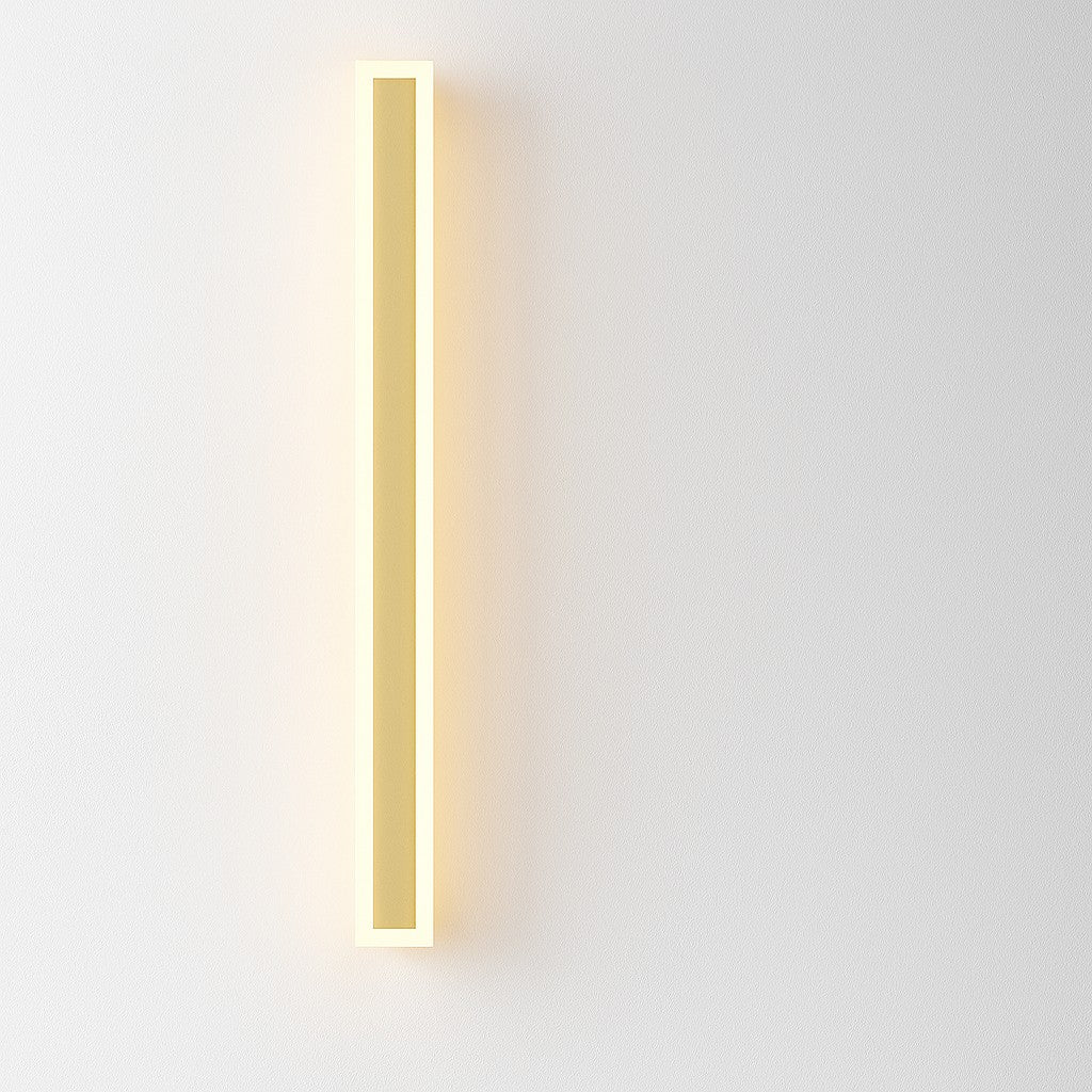 LED-Außenwandlampe Gold IP65 Wasserdicht Dimmbar 30–120 cm Lineares Design Moderne Fassadenbeleuchtung Gartenbeleuchtung Terrasse | Sansoti