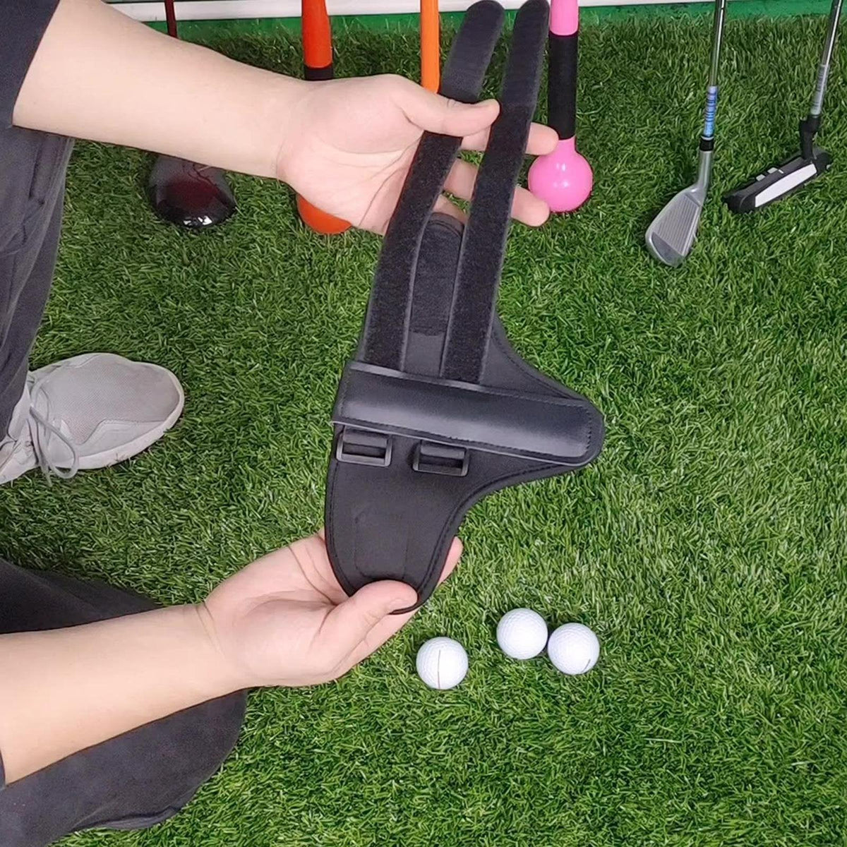Polssteun voor Golf met Correctiefunctie Optimale Swingtechniek Trainingsband Verstelbaar Blessurepreventie | Sansoti