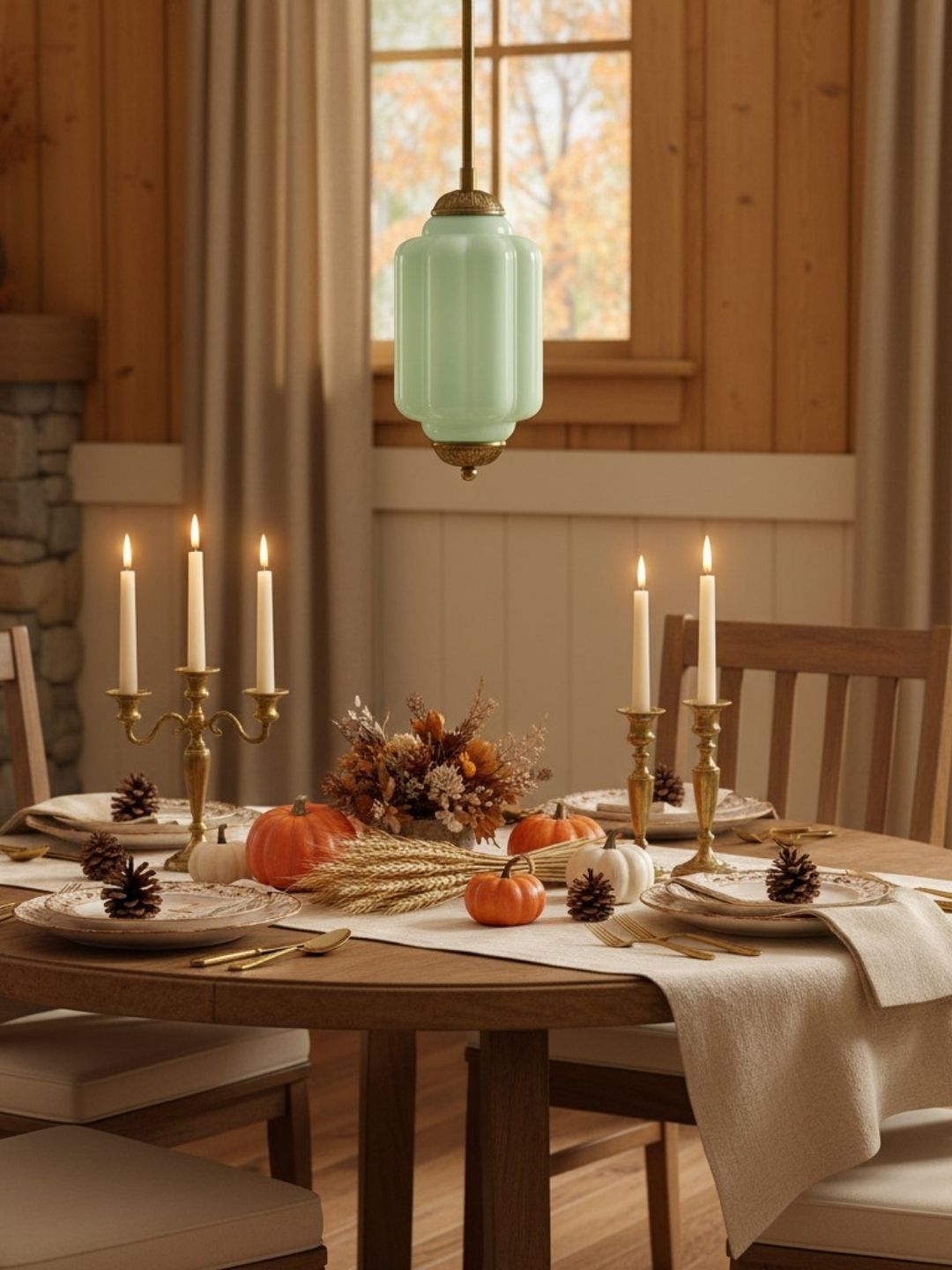 Vintage Melkglazen Hanglamp met Gegolfde Rand – Scandinavische Sfeerverlichting voor Keuken en Slaapkamer | Sansoti