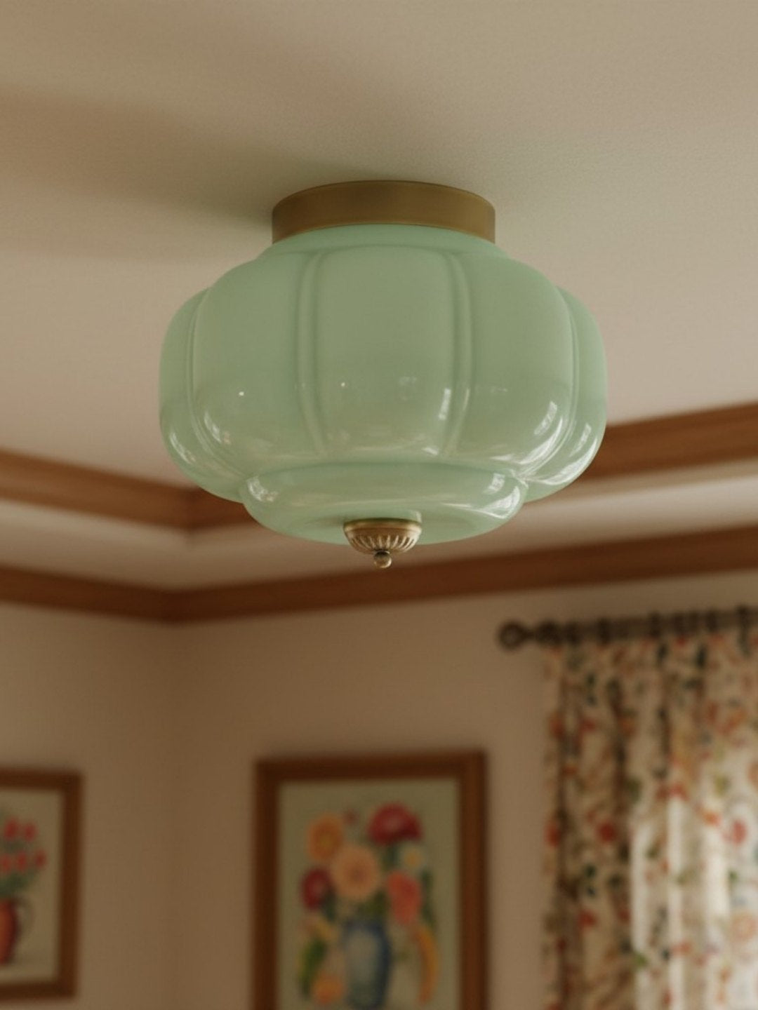Plafondlamp Melkglas Glazen Kap Moderne Verlichting Scandinavische Stijl Woonkamer Eetkamer Slaapkamer Flush Mount | Sansoti